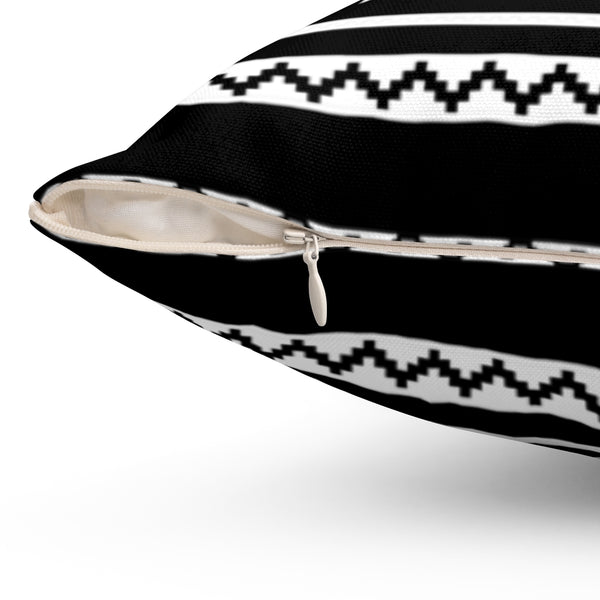 Throw Pillow Southwestern Spun Polyester Square Pillow