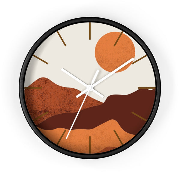 Wall Clock, Clocks, Midwest, Desert Theme, Wooden Clock, Time, Wall Decor