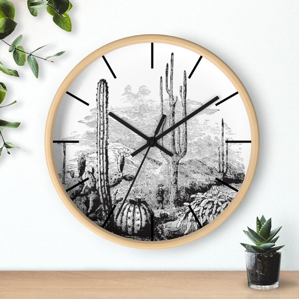 Wall Clock, Clocks, Midwest, Desert Theme, Wooden Clock, Time, Wall Decor