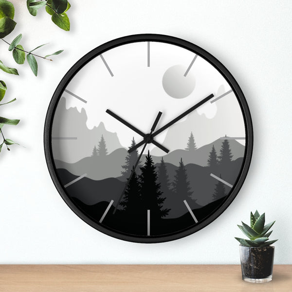Wall clock Full Moon Forrest