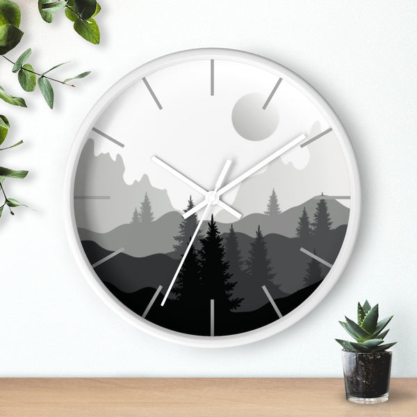 Wall clock Full Moon Forrest