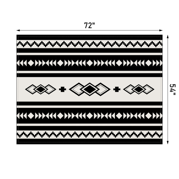 Tablecloth Southwestern Boho Cloth for Table, Polyester