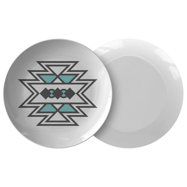 Aztec Azul River Plastic Dinner Plate