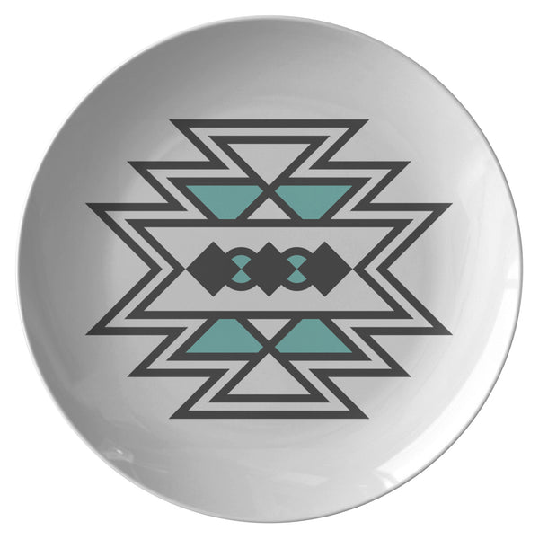 Aztec Azul River Plastic Dinner Plate