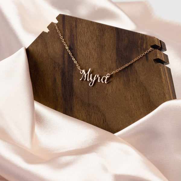 Customizable Name Necklace Gold, Rose Gold, or Silver. Birthday Gifts