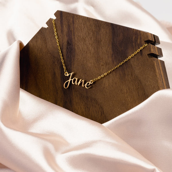 Customizable Name Necklace Gold, Rose Gold, or Silver. Birthday Gifts