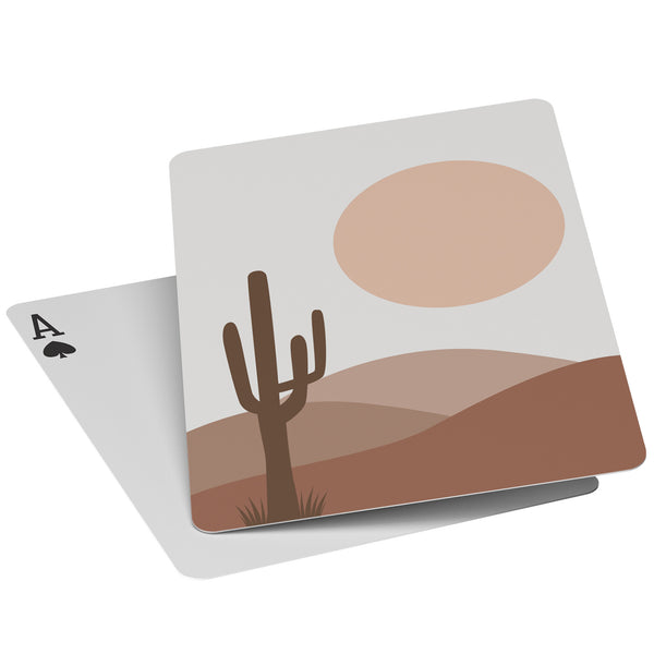 Playing Cards Desert Sun Rise Gifts for Card Players