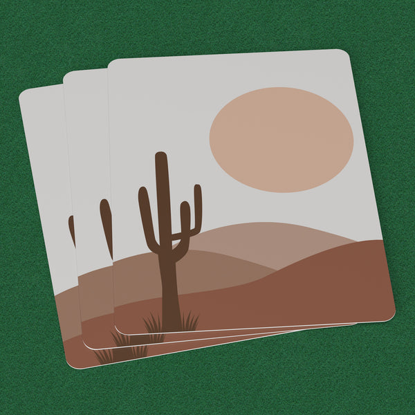 Playing Cards Desert Sun Rise Gifts for Card Players