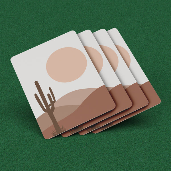 Playing Cards Desert Sun Rise Gifts for Card Players