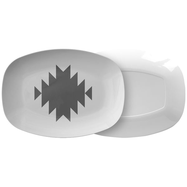 Serving Platter Wyoming Southwestern Dinnerware Plastic Platter for Serving Housewarming Gifts