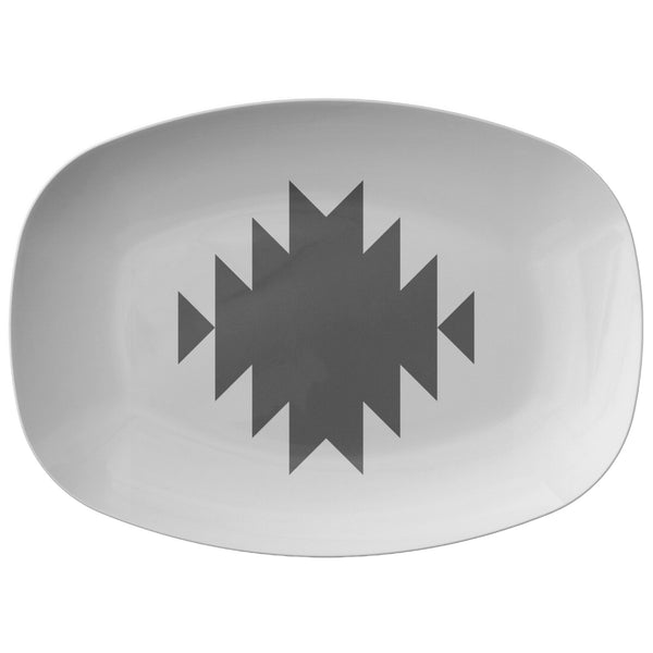 Serving Platter Wyoming Southwestern Dinnerware Plastic Platter for Serving Housewarming Gifts