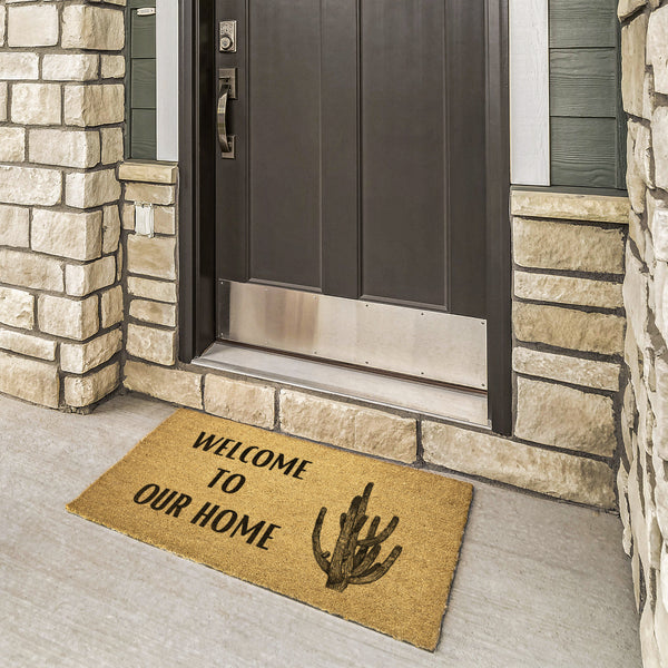 Southwestern Cacti Welcome Mat Door Mat Coir Heavy Duty Outdoor Mat