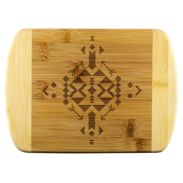 Southwestern Serving Board Cutting Board Organic Bamboo