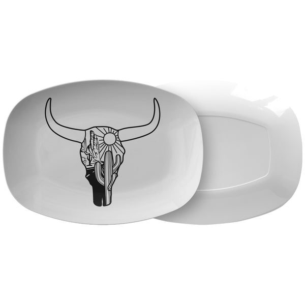 Plato de plástico para servir de cocina occidental, accesorios de cocina, regalos de decoración del hogar