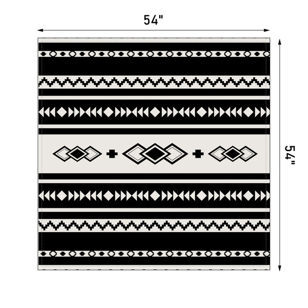 Tablecloth Southwestern Boho Cloth for Table, Polyester