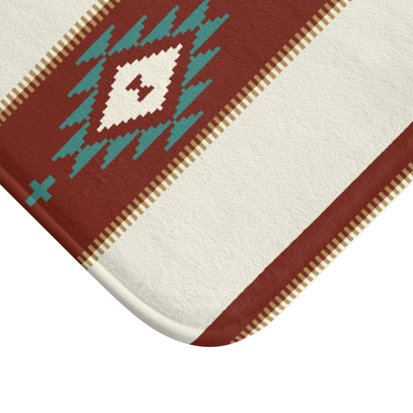 Bath Mat Sedona Falls Print Southwestern Bathroom Decor Bath Curtain Microfiber Polyester Anti Slip