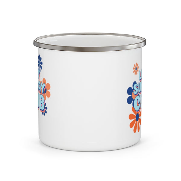 Lazy Sunday Club Gifts Camping Mug Funny Gifts Travel Enamel Camping Mug Coffee Mug Tea Mug