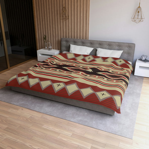 Southwestern Microfiber Duvet Cover Bedding Bedroom Decor Bohemian Rio Vista Print, Two Sizes