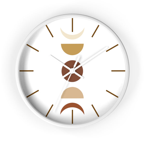 Wall Clock, Clocks, Moon Faces, Organic Theme, Wooden Clock, Time, Wall Decor