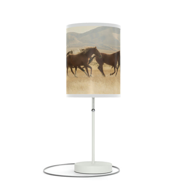 Table Lamp for Bedroom Western Decor Lighting for Office Lamp Galloping Horses