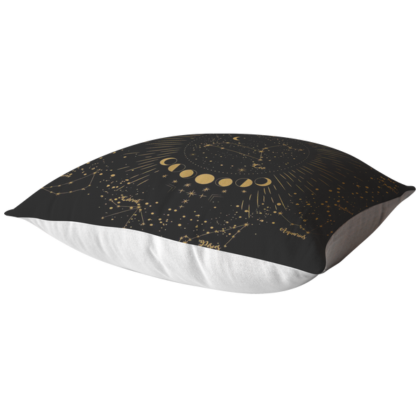 Accent Pillow, Celestial Zodiac Throw Pillow
