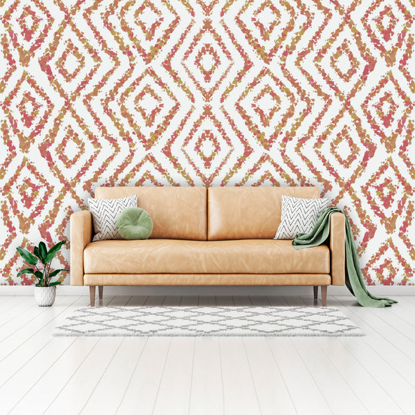 Wall Mural Wallpaper Southwestern Bohochic Wall Art Decor 3 Sizes East to Use