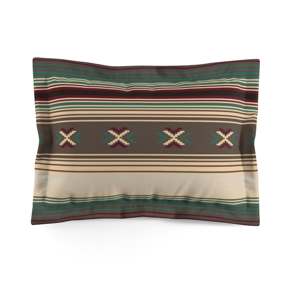 Pillow Case Sham Cross Trail Microfiber Pillow Sham Southwestern Bedding for Bedroom