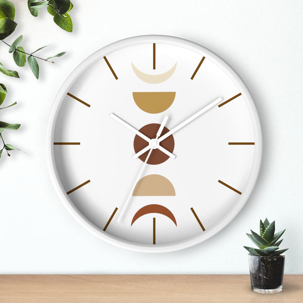 Wall Clock, Clocks, Moon Faces, Organic Theme, Wooden Clock, Time, Wall Decor