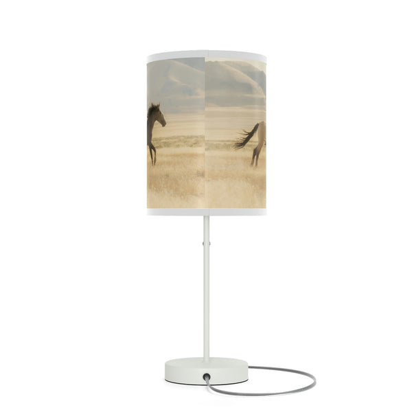 Table Lamp for Bedroom Western Decor Lighting for Office Lamp Galloping Horses