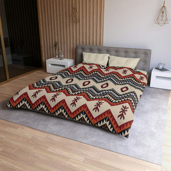 Valencia Valley Microfiber Duvet Cover Southwestern Comforter Cover Bedding