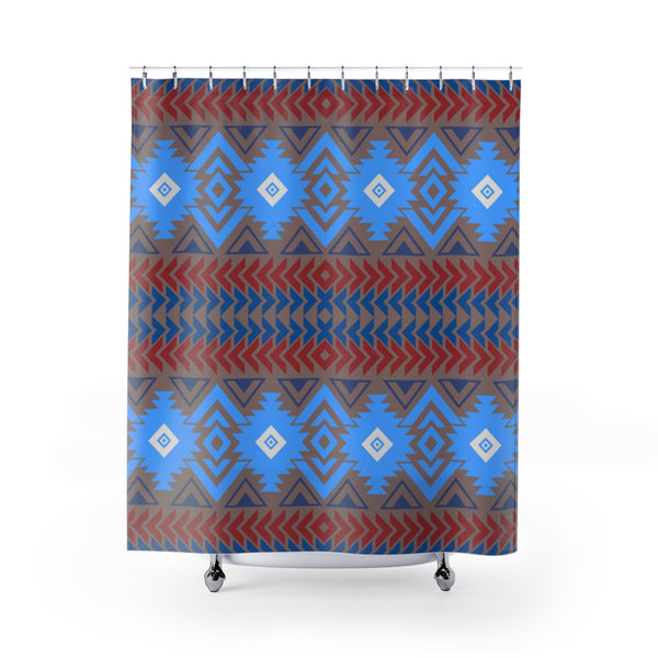 River Canyon Shower Curtain Bathroom Decor Southwestern Polyester Curtain for Shower