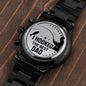 Watch for Dad, I Hooked the Best Dad Engraved Watch Waterproof