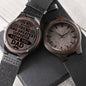 Wooden Watch Gifts for Dad, Engraved Christmas Gift Birthday