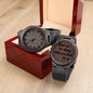 Engraved Gift Wooden Watch, Gift for Dad Christmas Birthday Gift