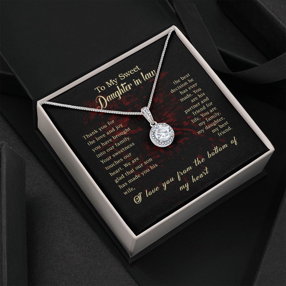 Gift for Daughter in Law Necklace Gift Mother in Law to Daughter in Law Gift