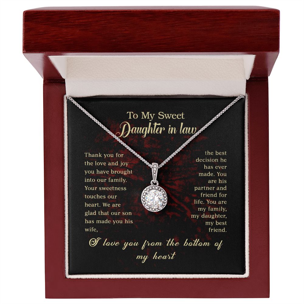 Gift for Daughter in Law Necklace Gift Mother in Law to Daughter in Law Gift
