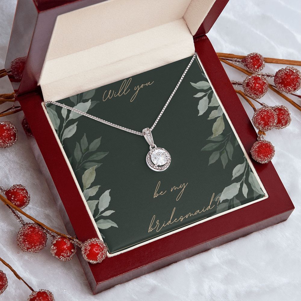 Bridesmaid Gifts Necklace Will you be my Bridesmaid Jewelry Gift