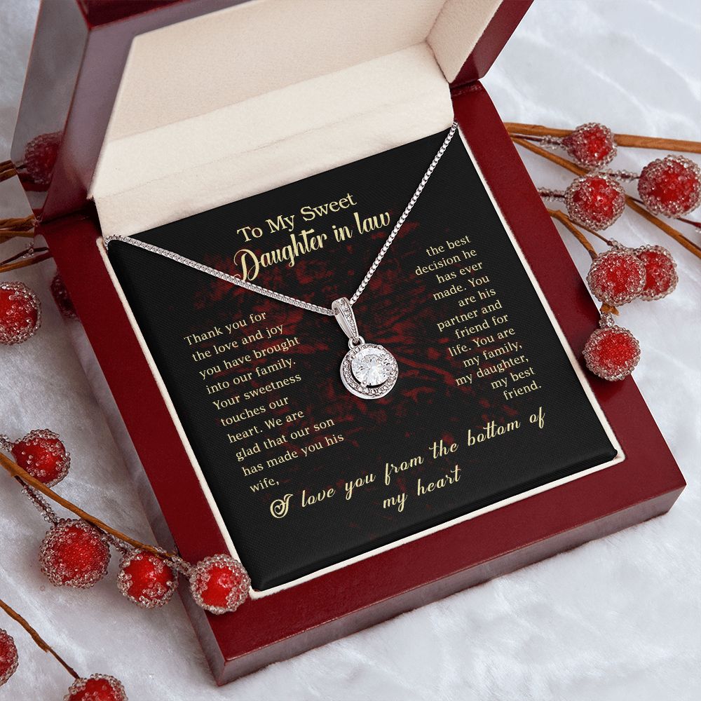 Gift for Daughter in Law Necklace Gift Mother in Law to Daughter in Law Gift
