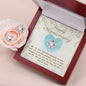 Anniversary Jewelry Gift Set for Her, Earrings & Necklace Love Knot Gift