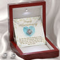 Anniversary Jewelry Gift Set for Her, Earrings & Necklace Love Knot Gift