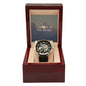 Men's Openwork Watch Gifts for Husband, Boyfriend, Fiancé Gifts Water Resistant