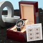 Reloj calado para hombre Regalos de aniversario Tarjeta de cupones de amor Regalos para esposo, novio
