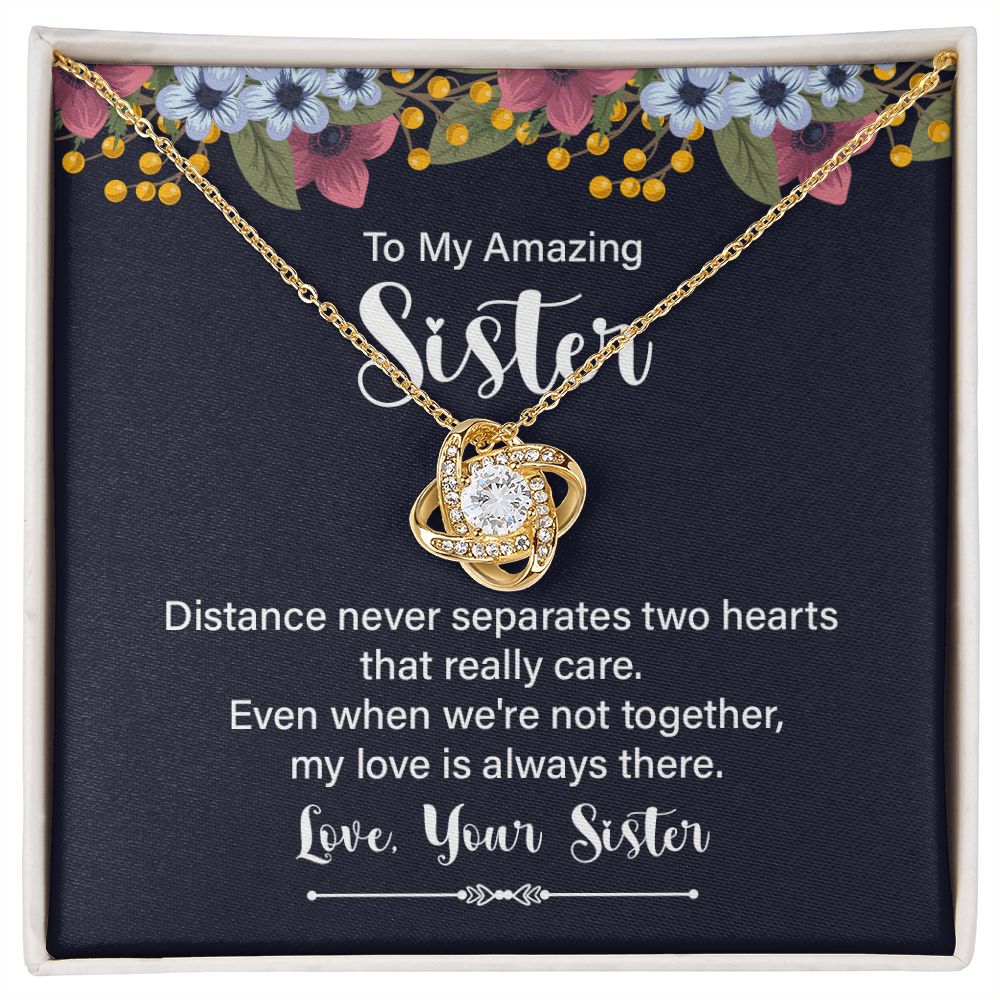 Gift to Sister Necklace, Christmas Gift Birthday Gift to Sister