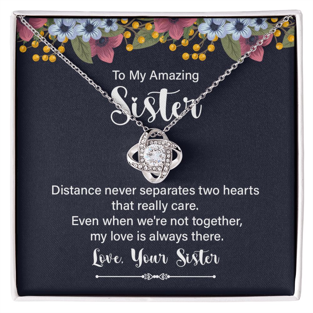 Gift to Sister Necklace, Christmas Gift Birthday Gift to Sister