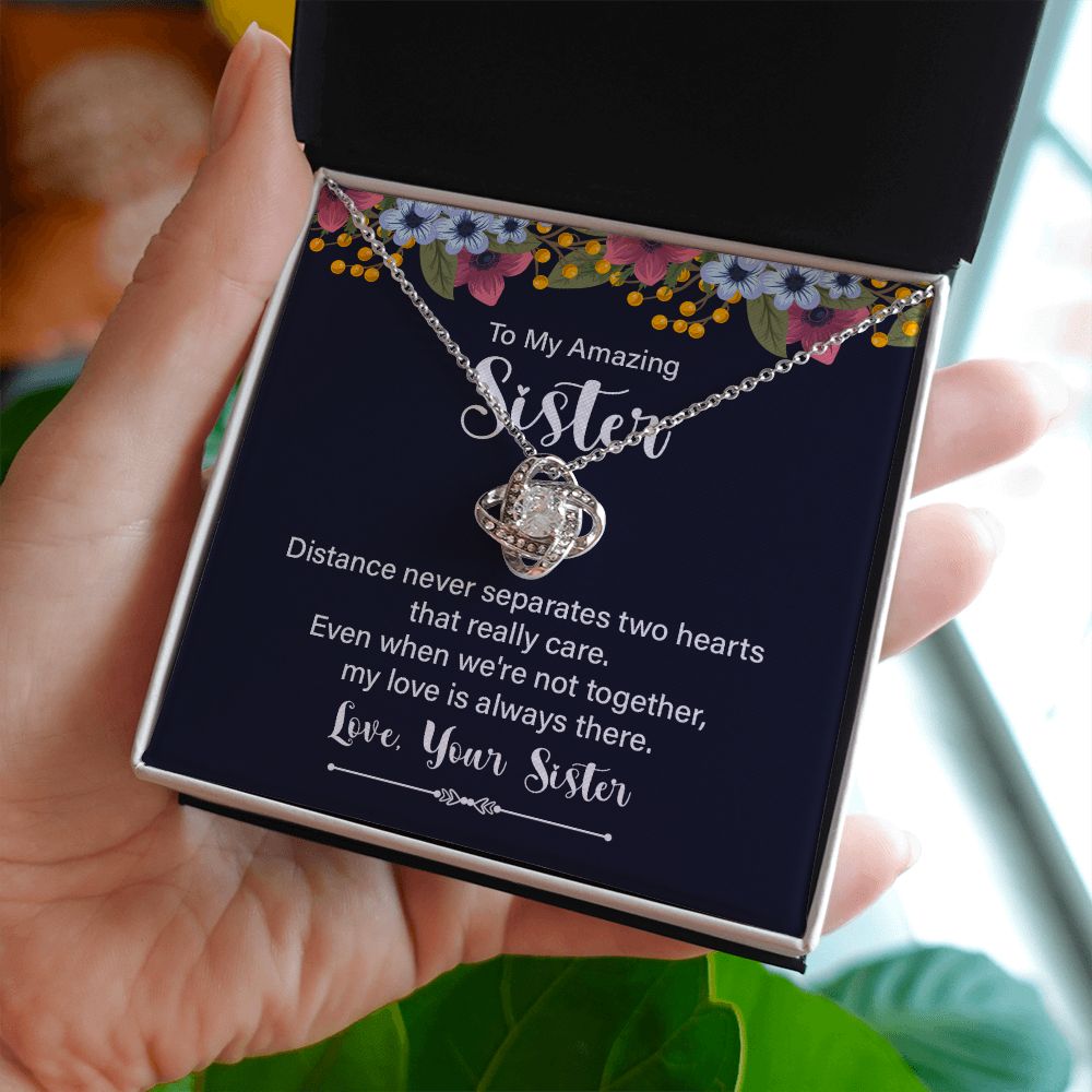 Gift to Sister Necklace, Christmas Gift Birthday Gift to Sister