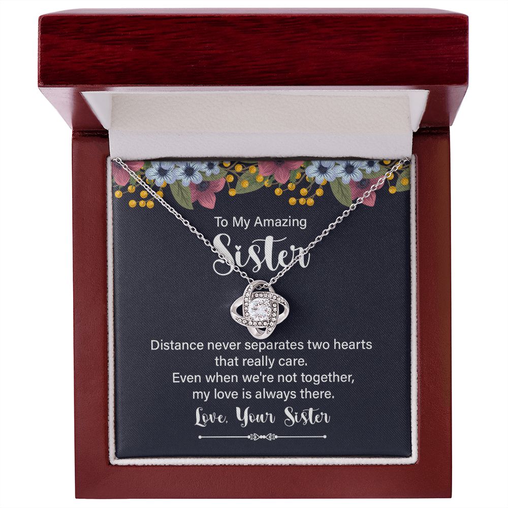 Gift to Sister Necklace, Christmas Gift Birthday Gift to Sister