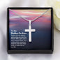 Mother In Law Gifts Cross Necklace Stainless Steel, Birthday Christmas Gifts