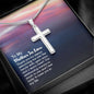 Mother In Law Gifts Cross Necklace Stainless Steel, Birthday Christmas Gifts