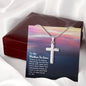 Mother In Law Gifts Cross Necklace Stainless Steel, Birthday Christmas Gifts