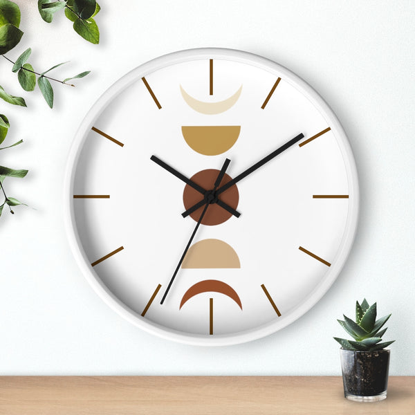 Wall Clock, Clocks, Moon Faces, Organic Theme, Wooden Clock, Time, Wall Decor